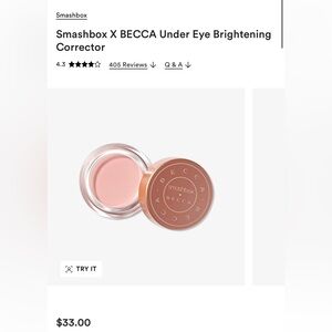 Smashbox x Becca Under Eye Brightening Corrector Shade Fair Light